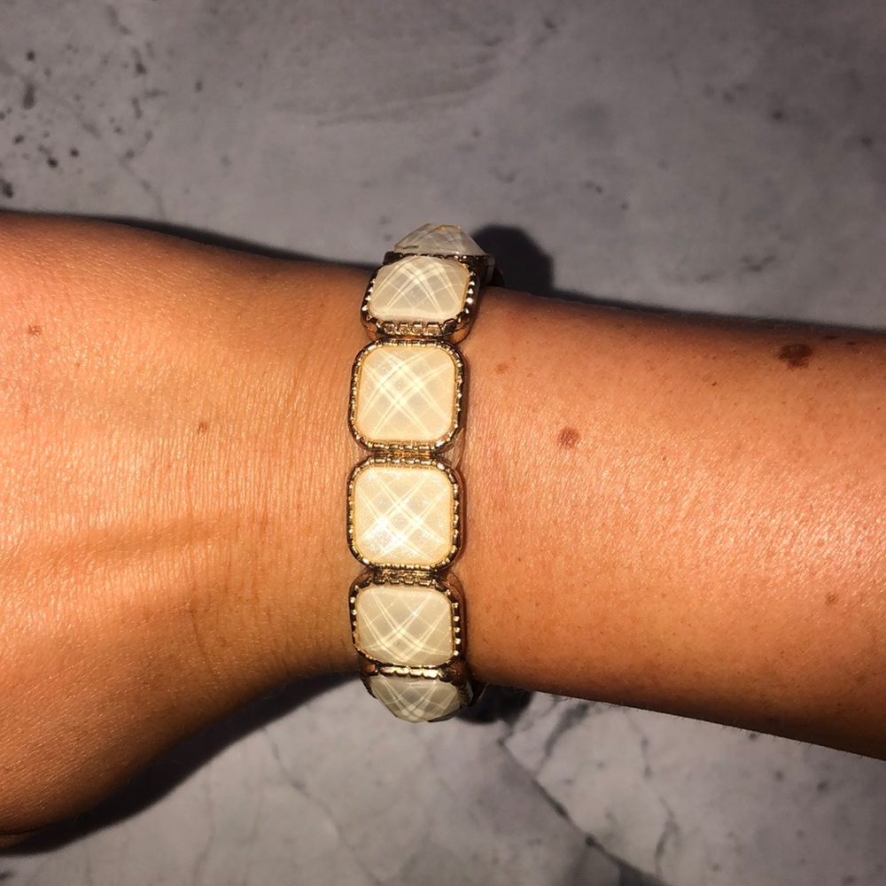 White + Gold Bracelet